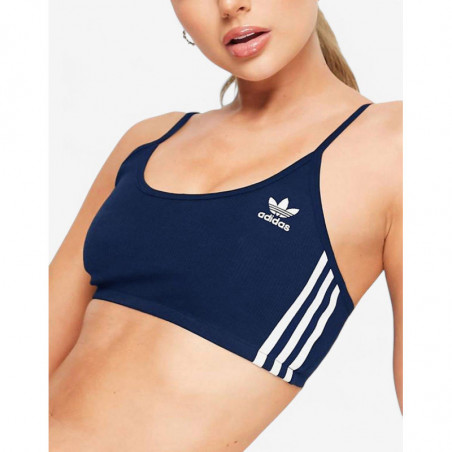 ADIDAS Originals 3-Stripes Bralette Underwear Blue ADIDAS Originals 3-Stripes Bralette Underwear Blue