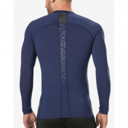 SPEEDO Boom Long Sleeve Rash Top Blue/Grey