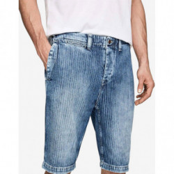 PEPE JEANS Trade Pinstripe Shorts Denim