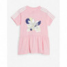 ADIDAS Originals Flower Print Dress And Tights Set Pink/Multi