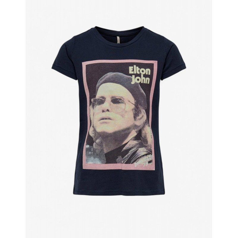 ONLY x Elton John Printed Tee Navy