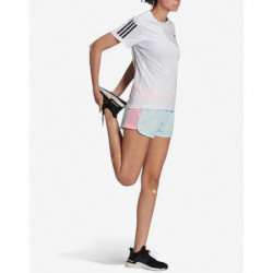ADIDAS Pacer Colorblock Shorts Light Green