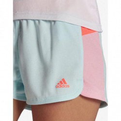 ADIDAS Pacer Colorblock Shorts Light Green