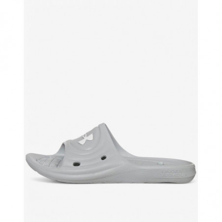 UNDER ARMOUR Locker IV Slides Grey UNDER ARMOUR Locker IV Slides Grey
