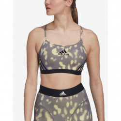 ADIDAS Aeroreact Light-Support Hyperglam Printed Bra Multi