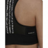 ADIDAS x Farm Rio Aeroready 3-Stripes Print Sports Crop Top Black