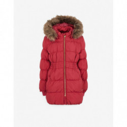 NAME IT Molly Long Down Jacket Cerise